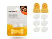 Medela 2 Valves + 6 Membranes - Made in Switzerland