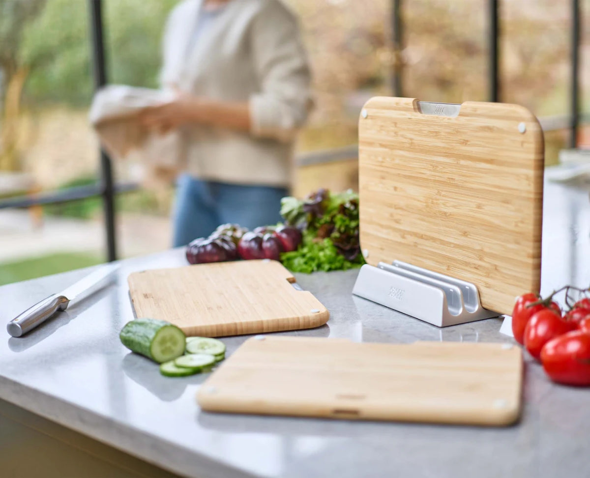 Joseph Joseph Nest Boards 3-piece Chopping Board Set - Bamboo