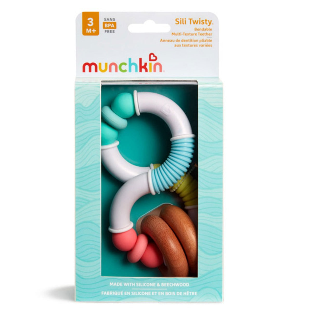 Munchkin Sili Twisty™ Bendable Multi-Texture Teether