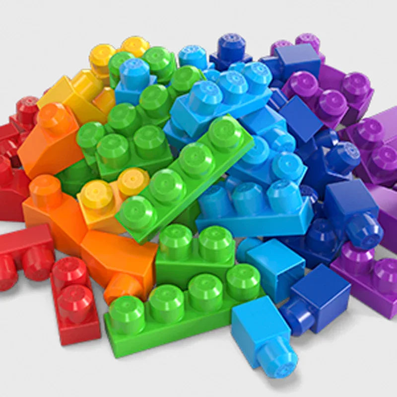 Mega Bloks First Builders Big Building Bag, 60pcs - Blue | Pupsik