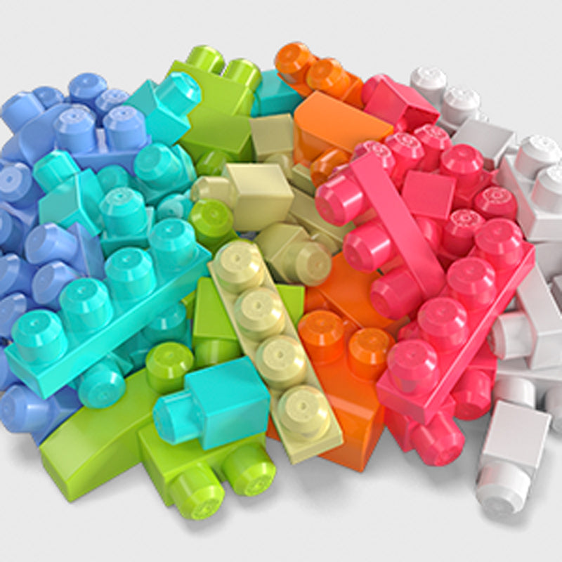 Mega Bloks First Builders Big Building Bag, 60pcs - Pink
