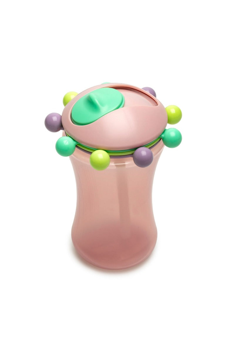 Meilii Sippy Cups, 340ml (2pk) - Mint Pink