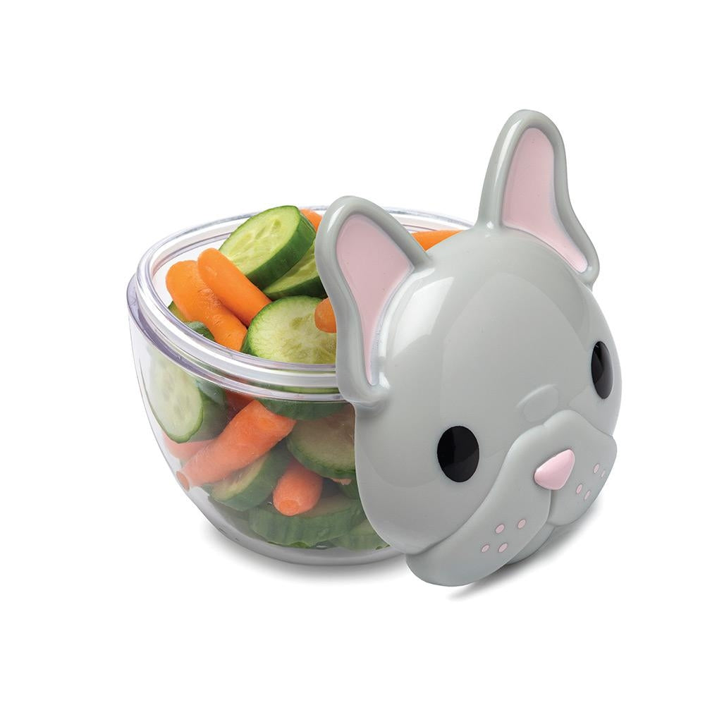 Melii Snack Container, 232ml - Bulldog - Pupsik Singapore