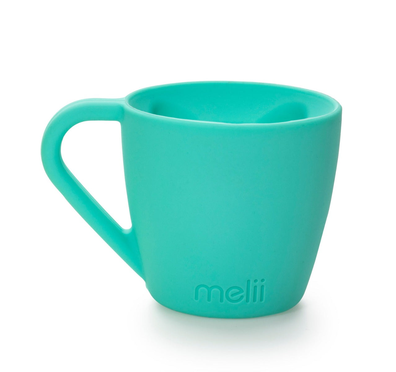 Melii Silicone Bear Mug, 200ml (2pk) - Blue Lime