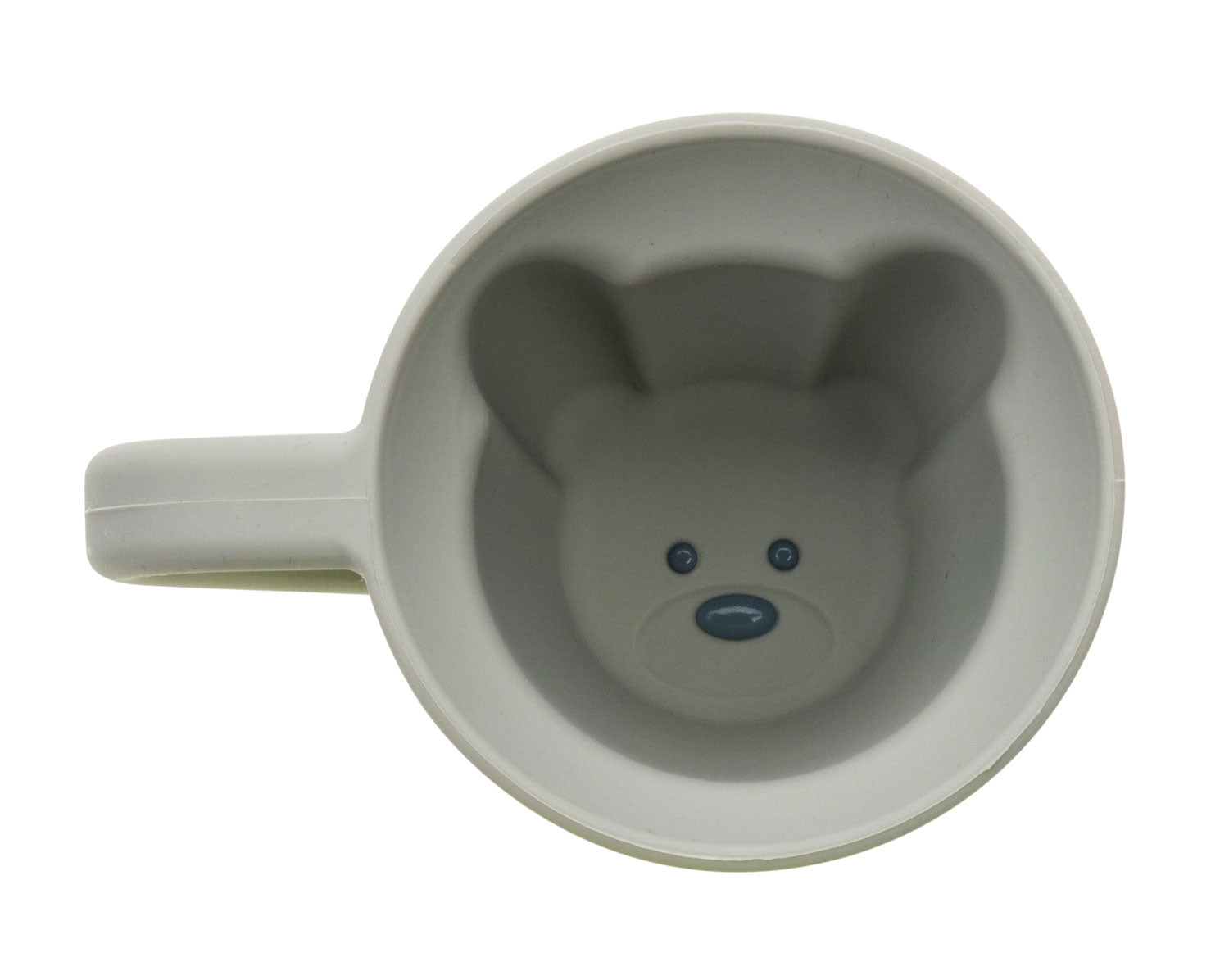 Melii Silicone Bear Mug, 200ml (2pk) - Pink Grey