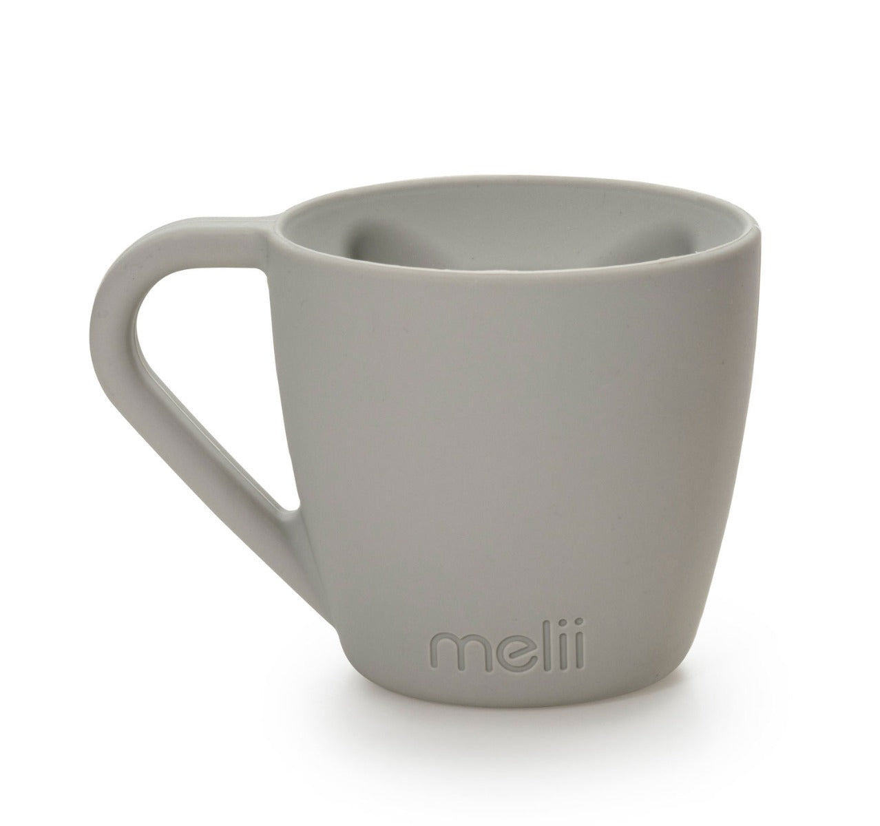 Melii Silicone Bear Mug, 200ml (2pk) - Pink Grey