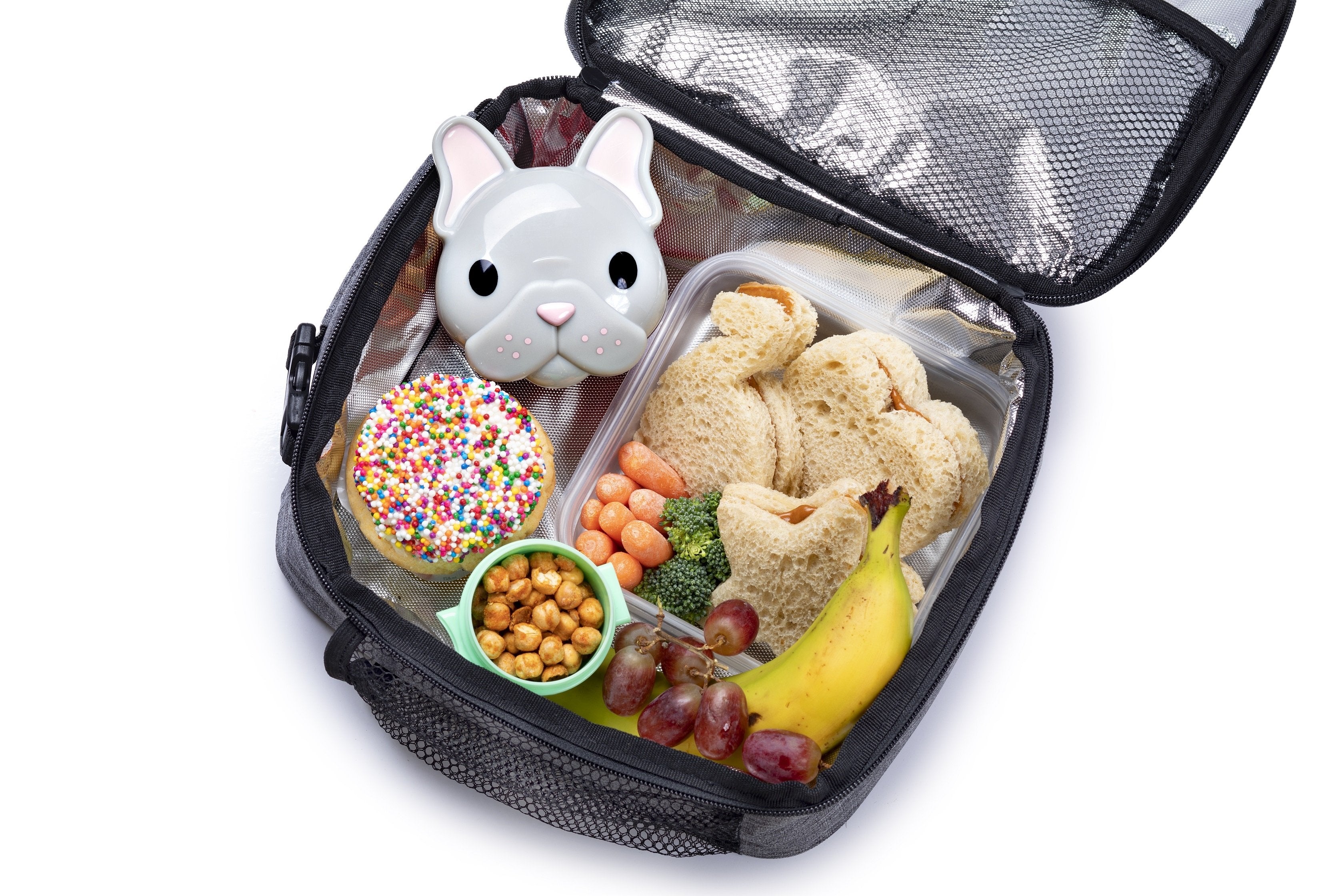 Melii Snack Container, 232ml - Bulldog - Pupsik Singapore