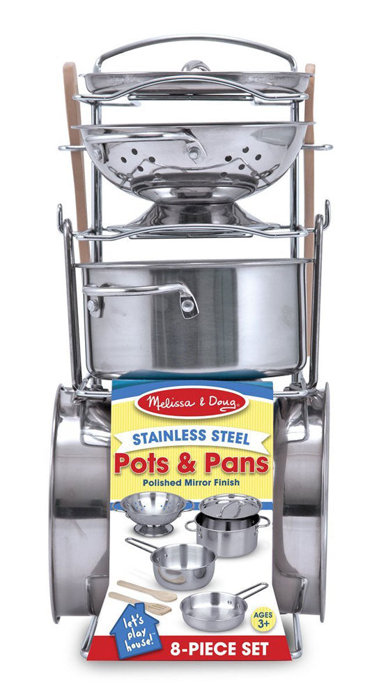 Melissa & Doug Let's Play House! Pots & Pans Set
