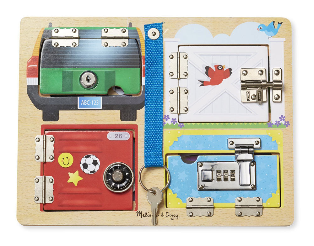 Melissa & Doug Lock and Latch Board