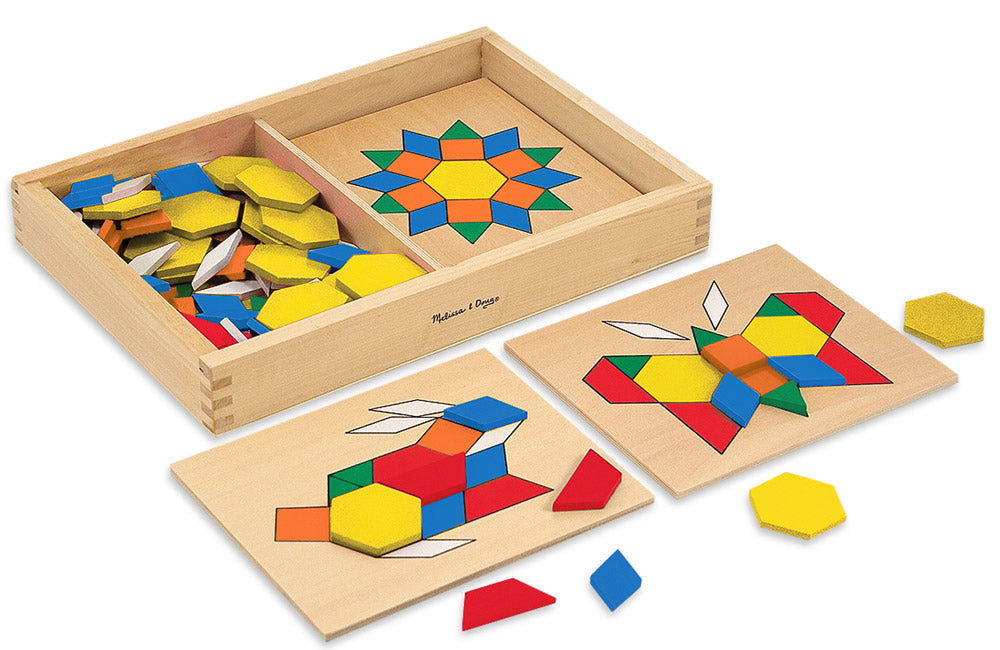 Melissa & Doug Pattern Blocks and Boards
