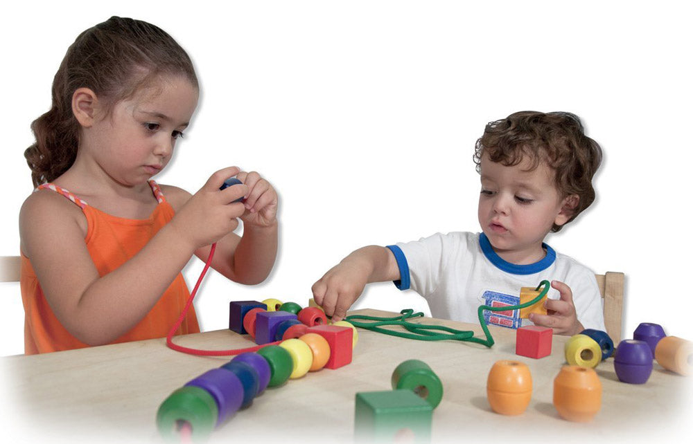 Melissa & Doug Primary Lacing Beads
