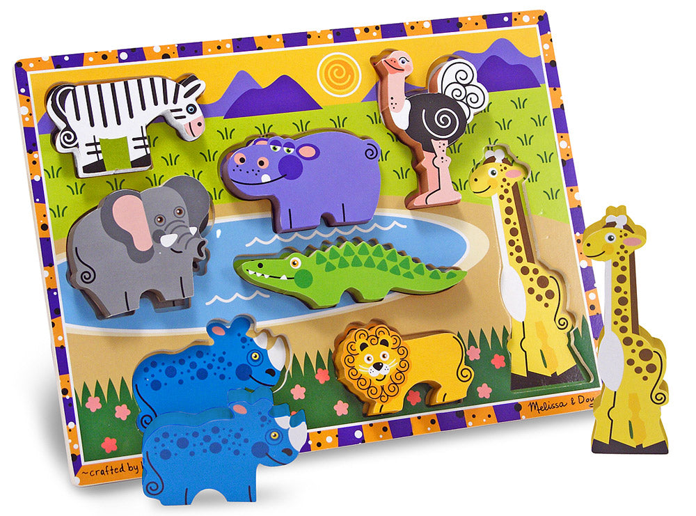 Melissa & Doug Chunky Puzzle - Safari