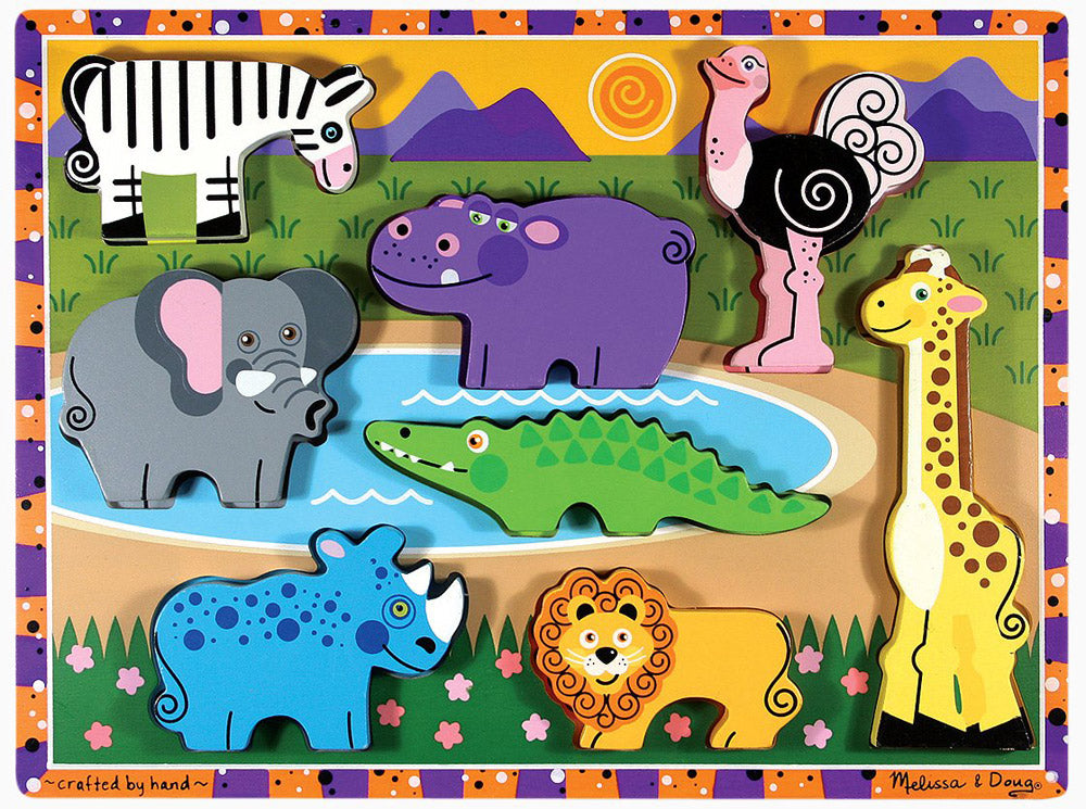 Melissa & Doug Chunky Puzzle - Safari