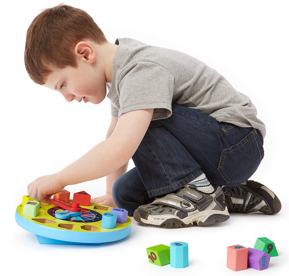 Melissa & Doug Shape Sorting Clock