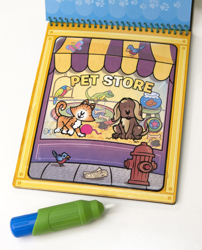 Melissa & Doug Water Wow! Brush Colouring Pad (13 Types) - Pupsik Singapore