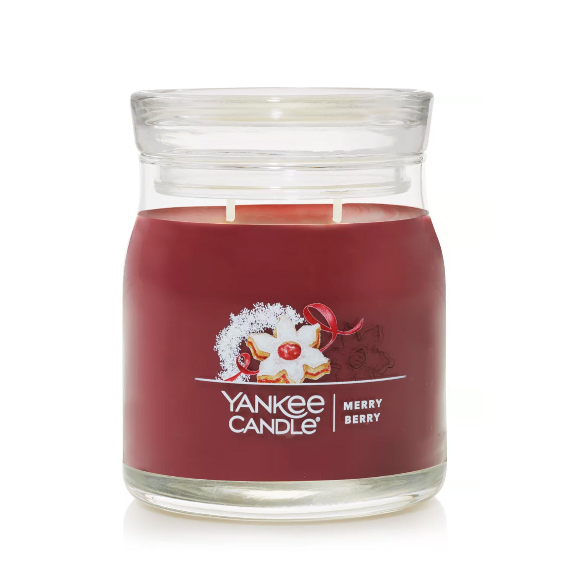 Yankee Candle Signature Medium Jar Candle, 2-wicks (13oz) - Merry Berry