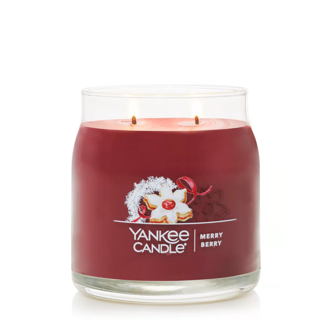 Yankee Candle Signature Medium Jar Candle, 2-wicks (13oz) - Merry Berry