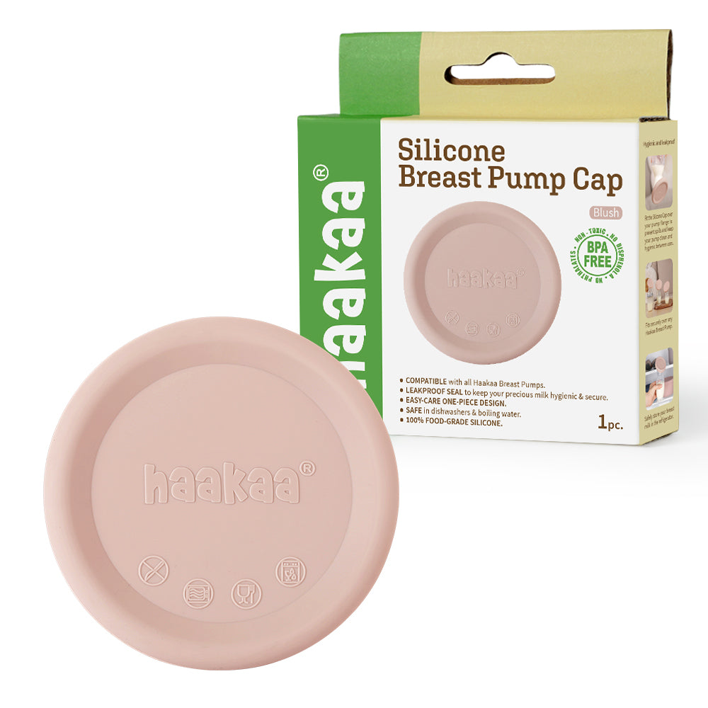 Haakaa Silicone Breast Pump Cap (3 Colors) - Pupsik Singapore