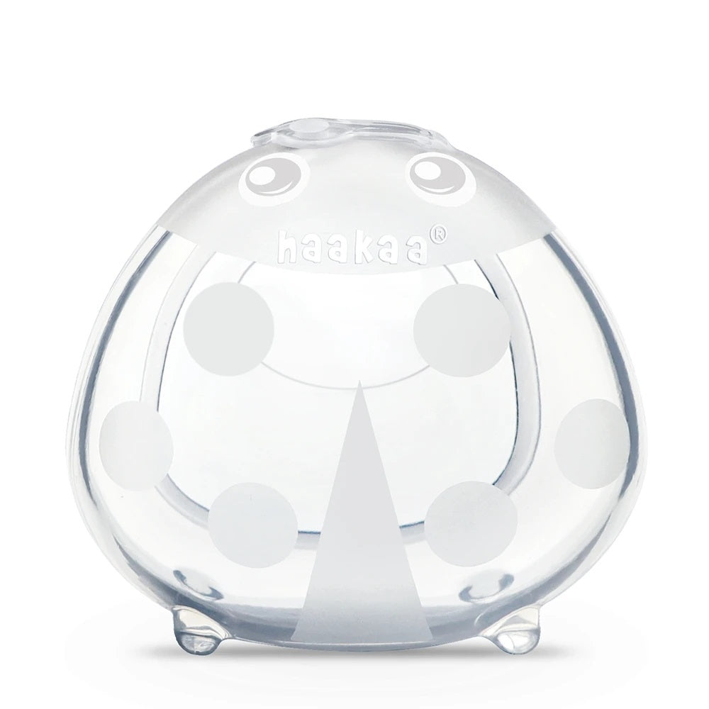 [2-pack] Haakaa Ladybug Silicone Milk Collector with Storage Bag (75ml)