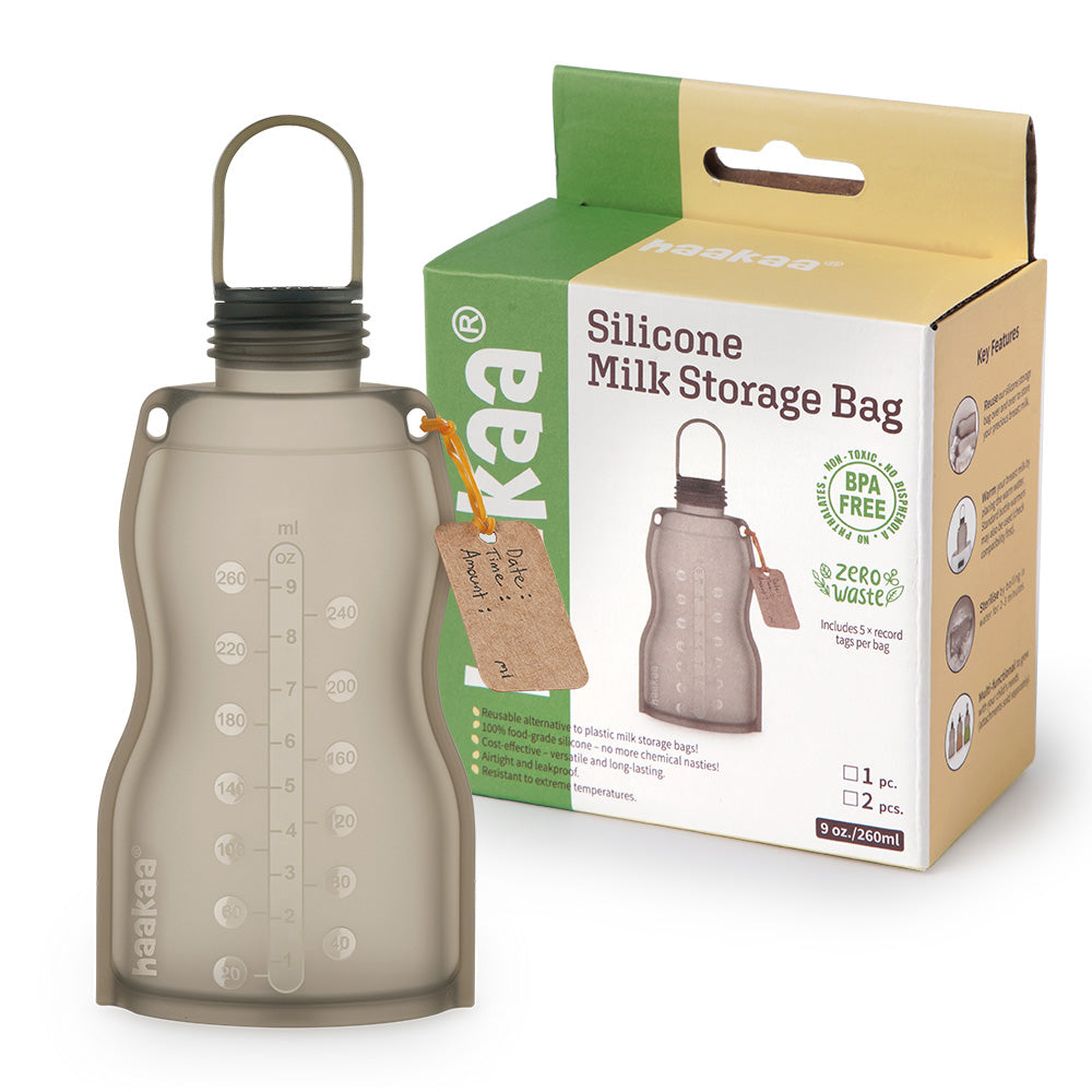 Haakaa Silicone Milk Storage Bag, 260ml