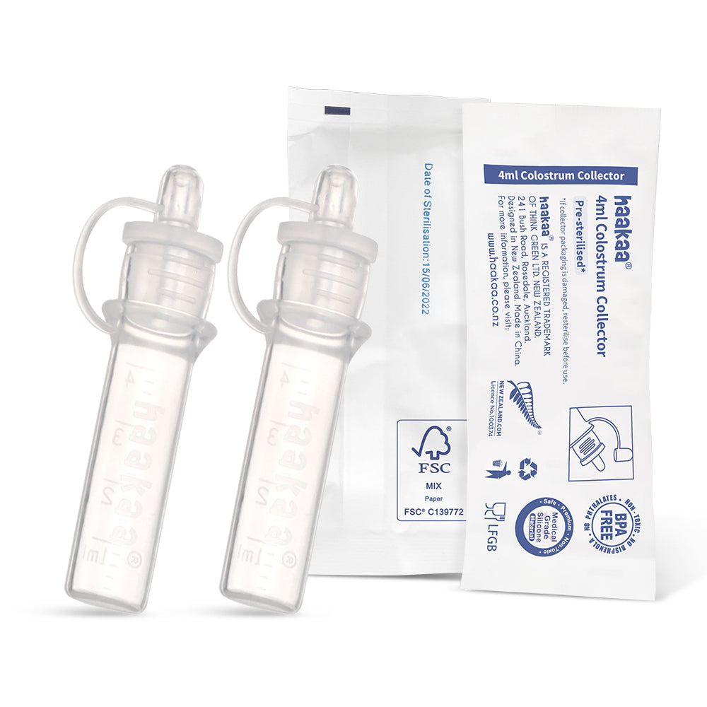 Haakaa Pre-Sterilized Silicone Colostrum Collector Set (4ml x 2)