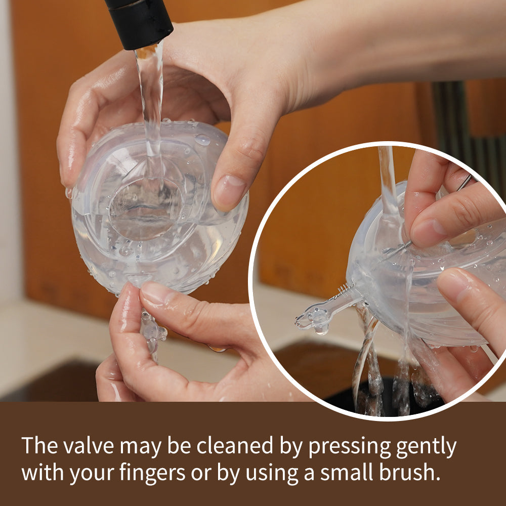 Haakaa Shell Wearable Silicone Manual Breast Pump, 1-Pack (2 Sizes)