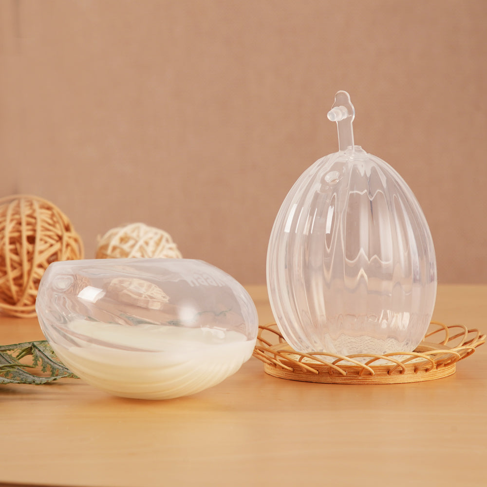 Haakaa Shell Wearable Silicone Manual Breast Pump, 1-Pack (2 Sizes)
