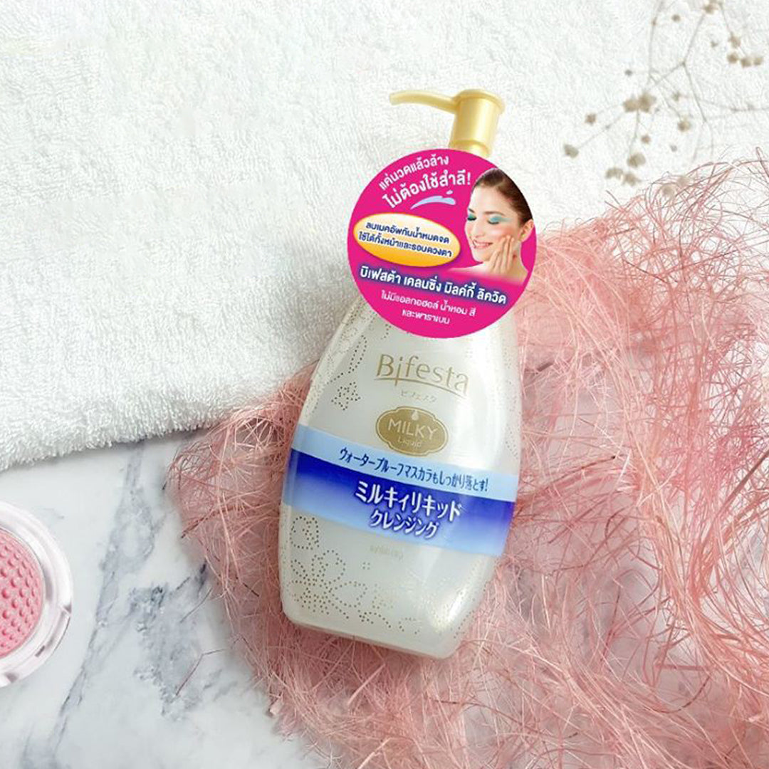 Bifesta Milky Cleansing Liquid, 230ml - Exp 04/27