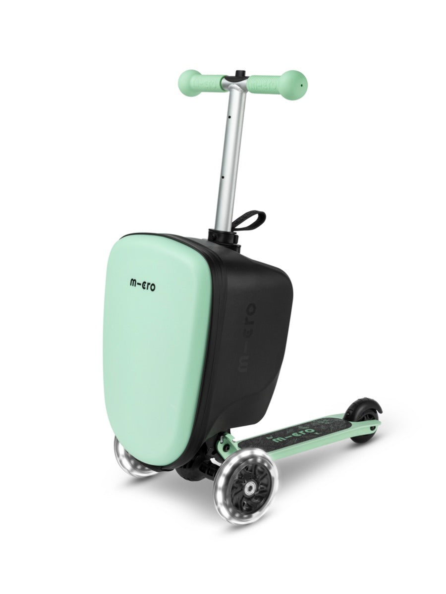 Micro Luggage Junior (w/ Flip Down Scooter) - Mint