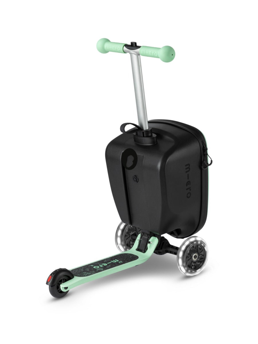Micro Luggage Junior (w/ Flip Down Scooter) - Mint