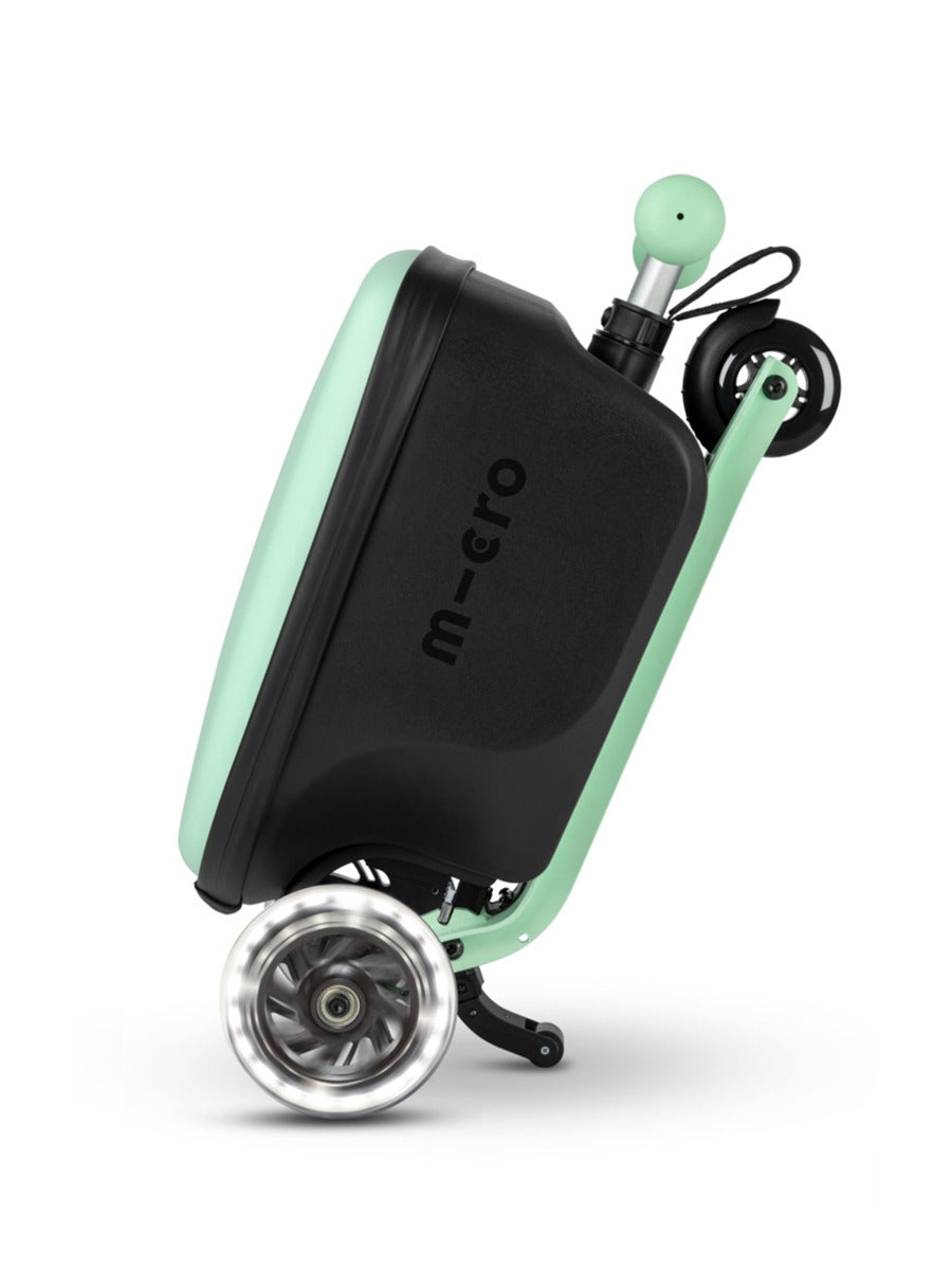 Micro Luggage Junior (w/ Flip Down Scooter) - Mint