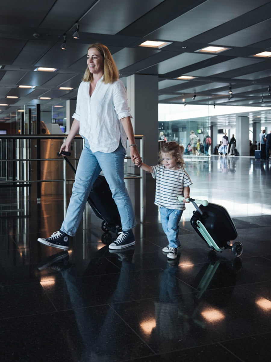 Micro Luggage Junior (w/ Flip Down Scooter) - Mint