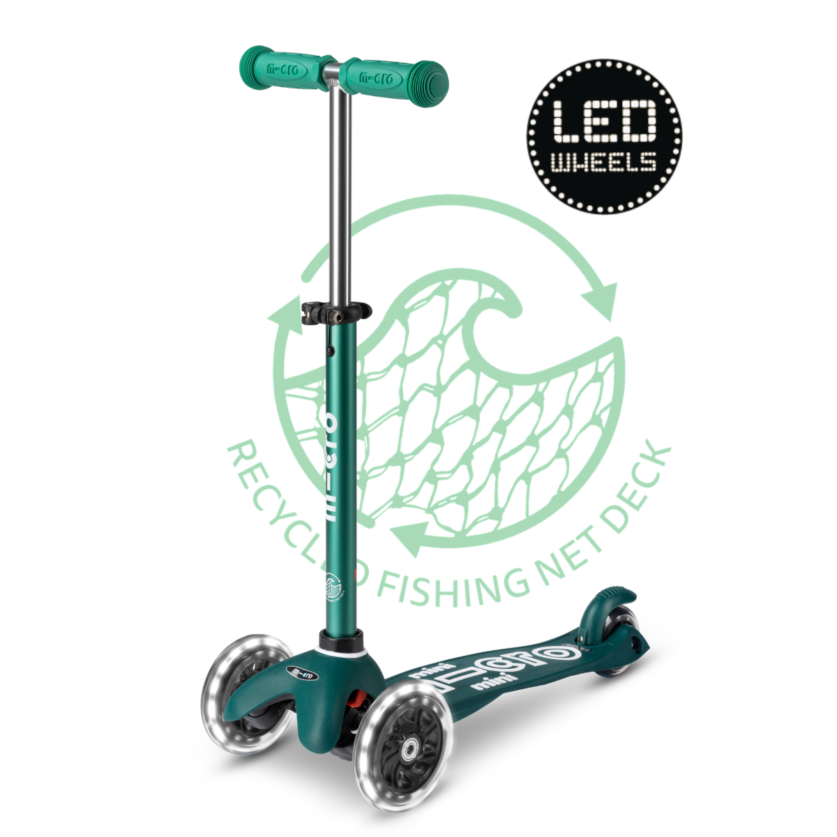 Micro Mini Deluxe Scooter (LED Wheels) (5 Colours)