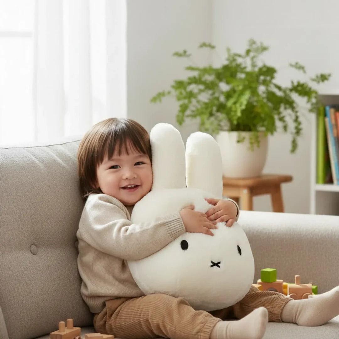 Miffy Corduroy Head Cushion, 50cm (3 Colours) - Pupsik Singapore