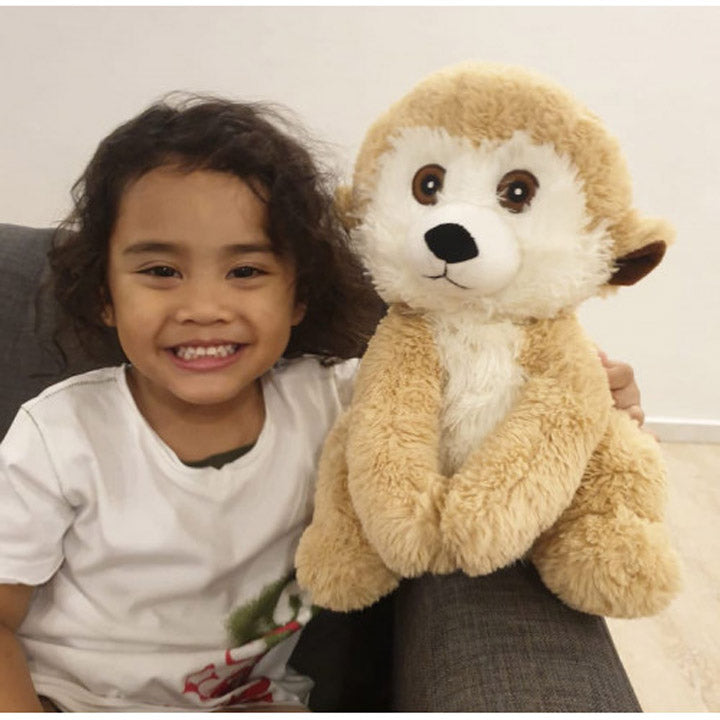 Hugzz Cuddles Microwavable Soft Toy - Miko the Meerkat