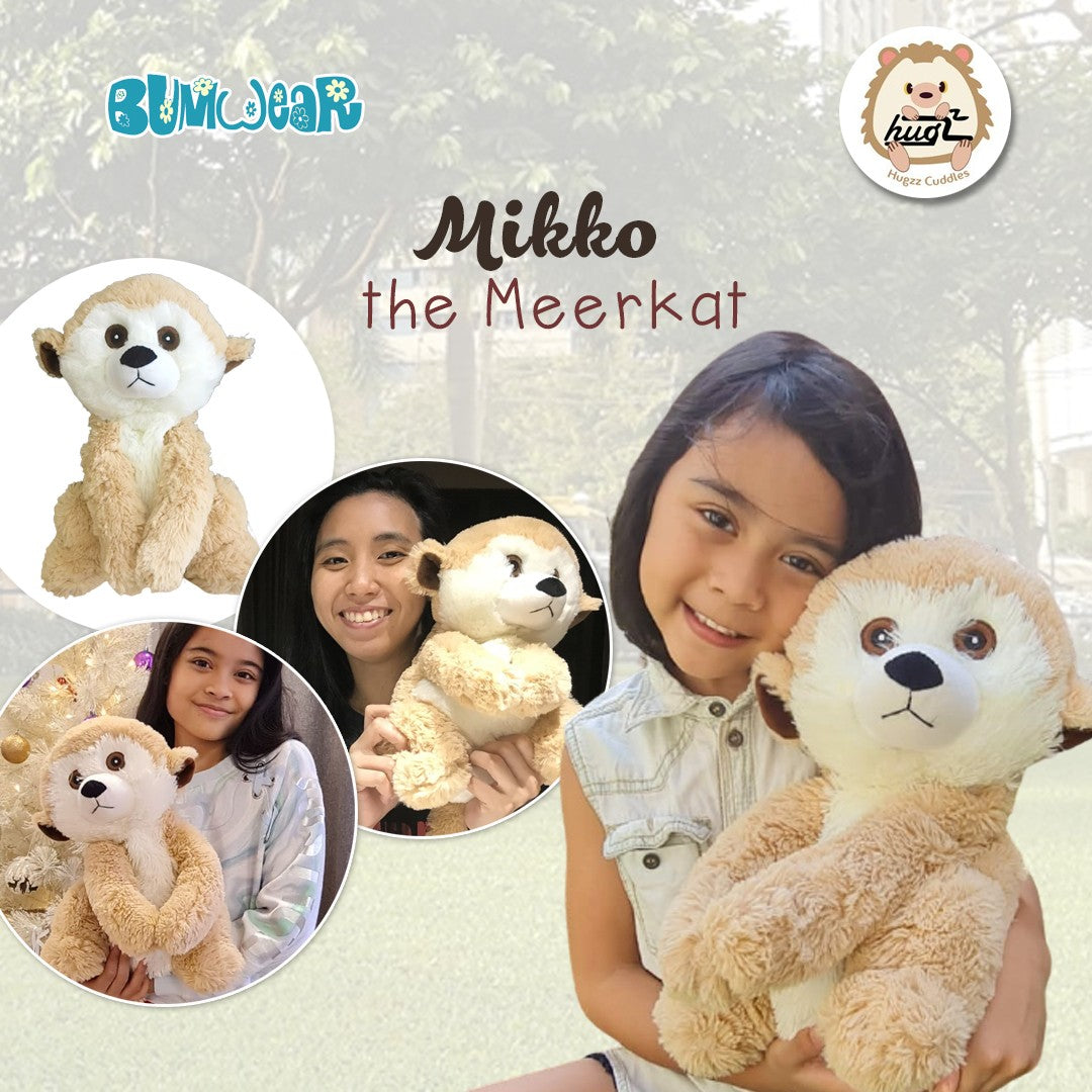 Hugzz Cuddles Microwavable Soft Toy - Miko the Meerkat