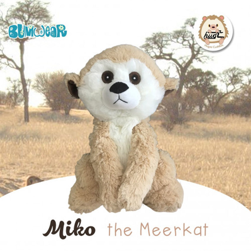 Hugzz Cuddles Microwavable Soft Toy - Miko the Meerkat