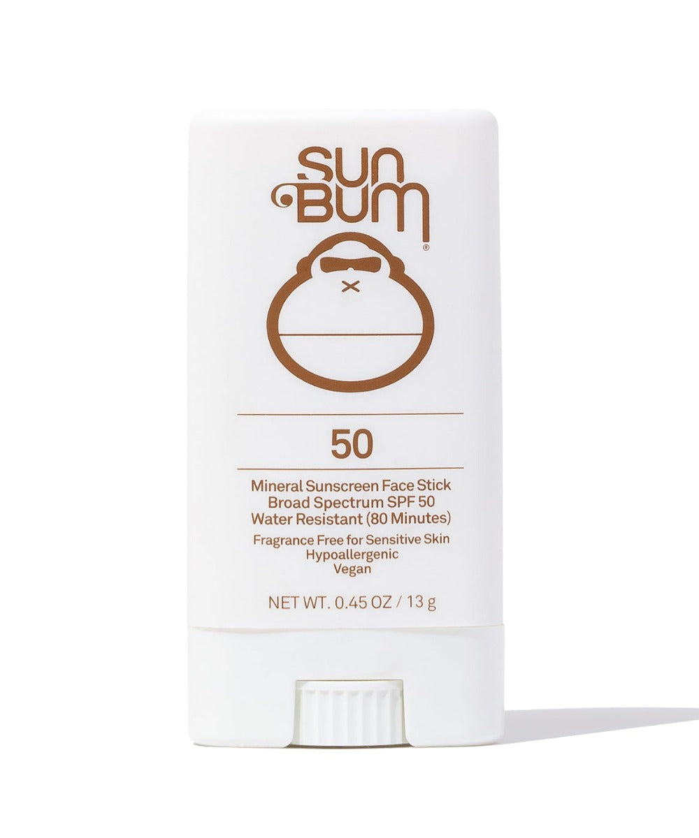Sun Bum Mineral Sunscreen Face Stick SPF 50 - Fragrance Free (0.45oz) - Exp 08/26