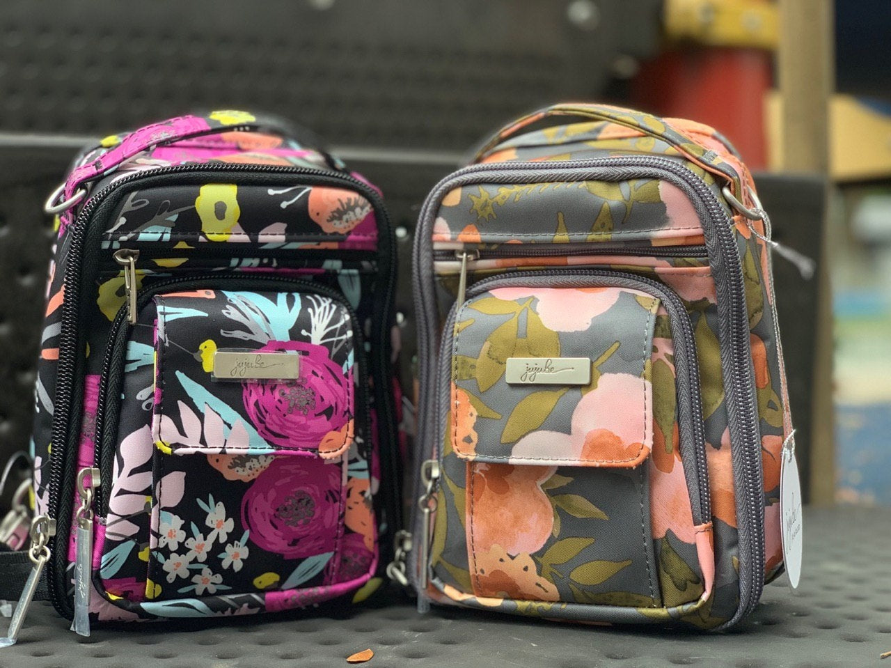 Jujube Mini Be Right Back Sling Bag - Black and Bloom
