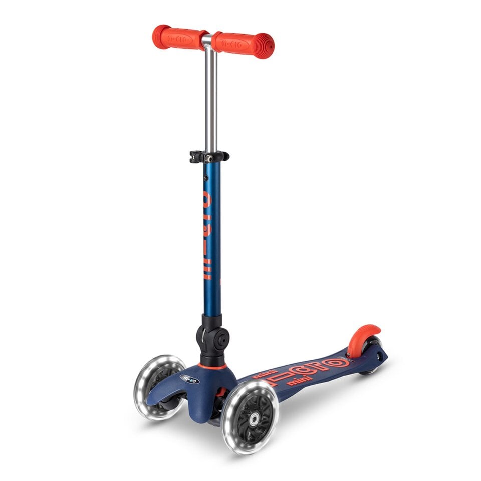 Micro Mini Deluxe Foldable Scooter (LED Wheels) - 5 Colors