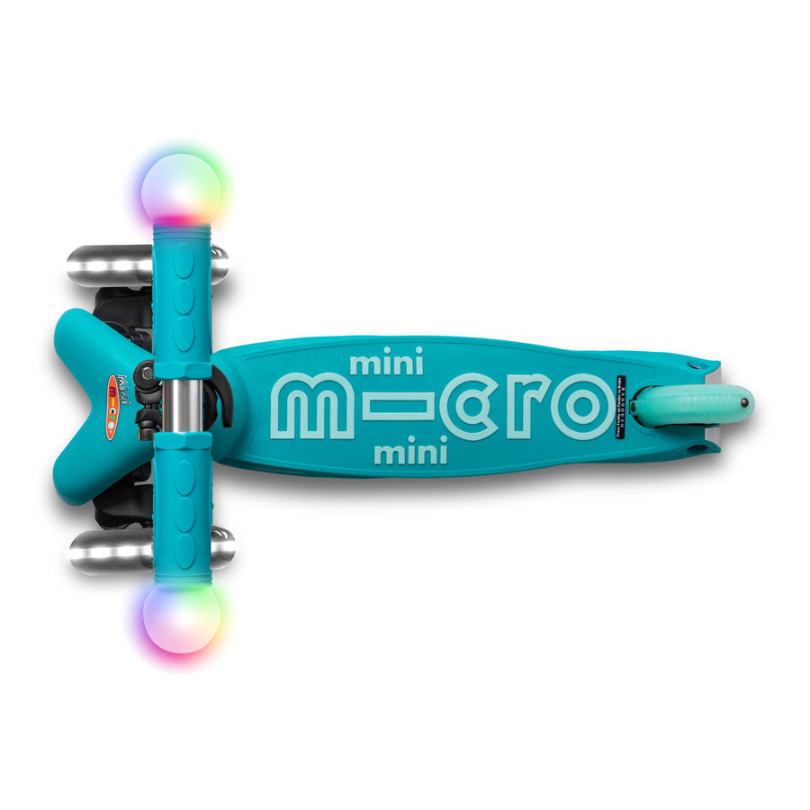 Micro Mini Deluxe Magic Scooter (LED on Wheels + Handles) (4 Colors) - Pupsik Singapore