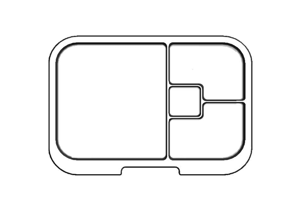 Munchbox Mini4 Clear Tray