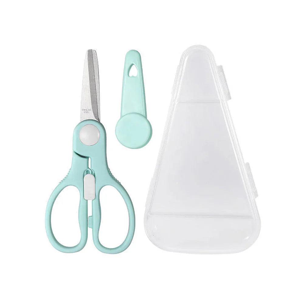 Biomom Stainless Steel Baby Food Scissors with Travel Case (2 Colors ...
