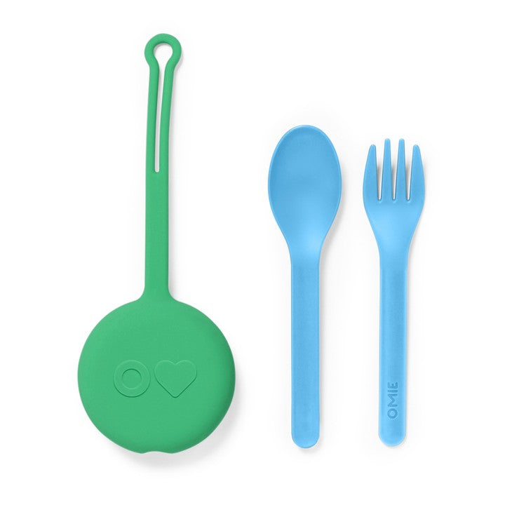 OmieBox OmiePod Utensil & Holder Set (5 Colours)