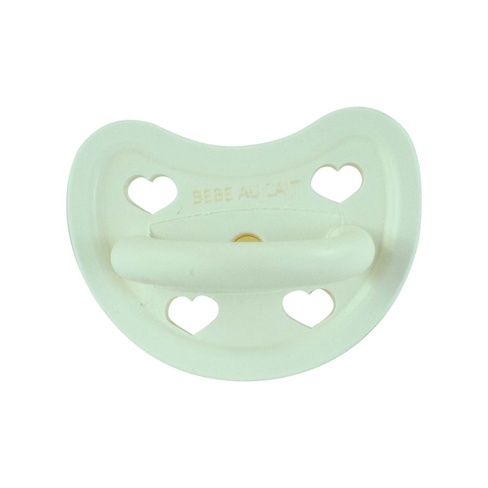 Bebe Au Lait Natural Rubber Pacifiers 2pk, 3-36M, (4 Colours) - Pupsik Singapore