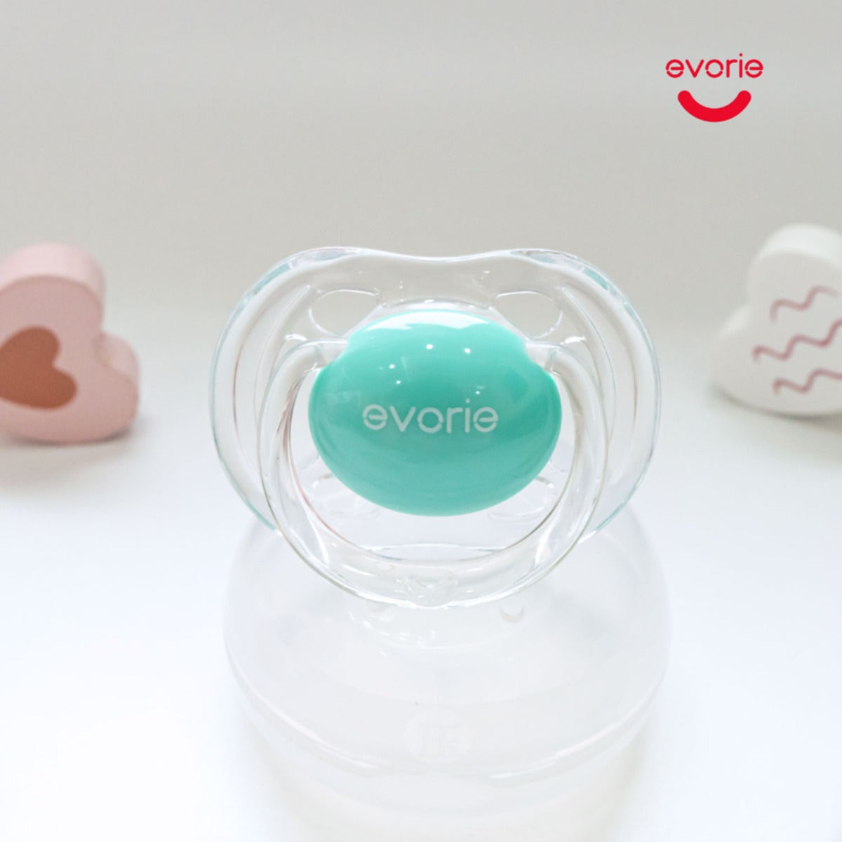 Evorie Tritan Pacifier, 6-18M (3 Colors) - Pupsik Singapore