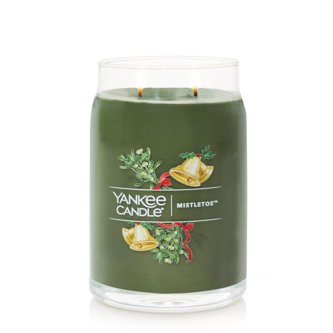 Yankee Candle Signature Large Jar Candle, 2-wicks (20oz) - Mistletoe