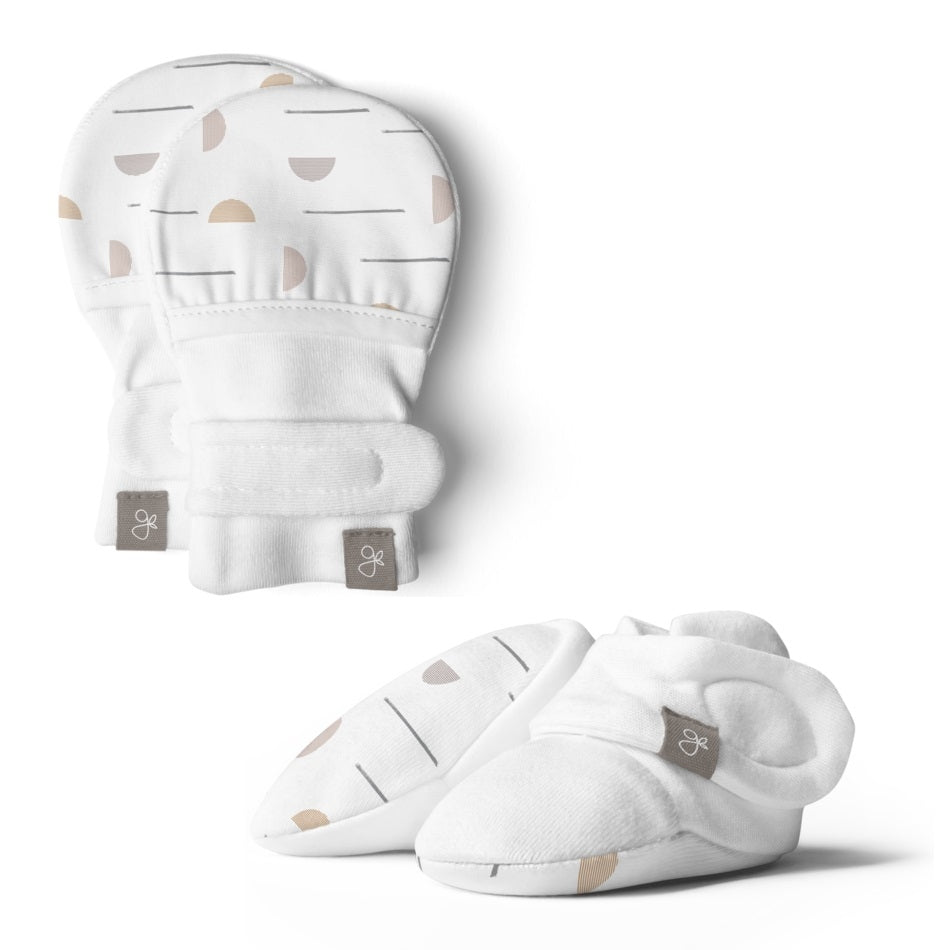 GoumiKids Baby Mittens & Booties Set (0-3m) (13 Designs)