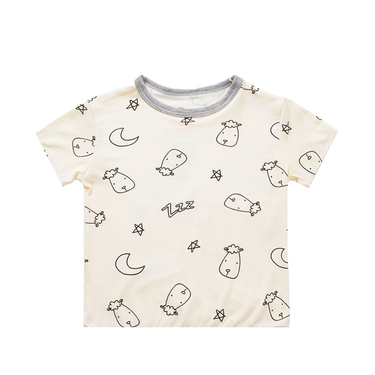 Baa Baa Sheepz Unisex Short Sleeve T-Shirt - Sweet Dreams Baa Baa Yellow (2 Sizes)