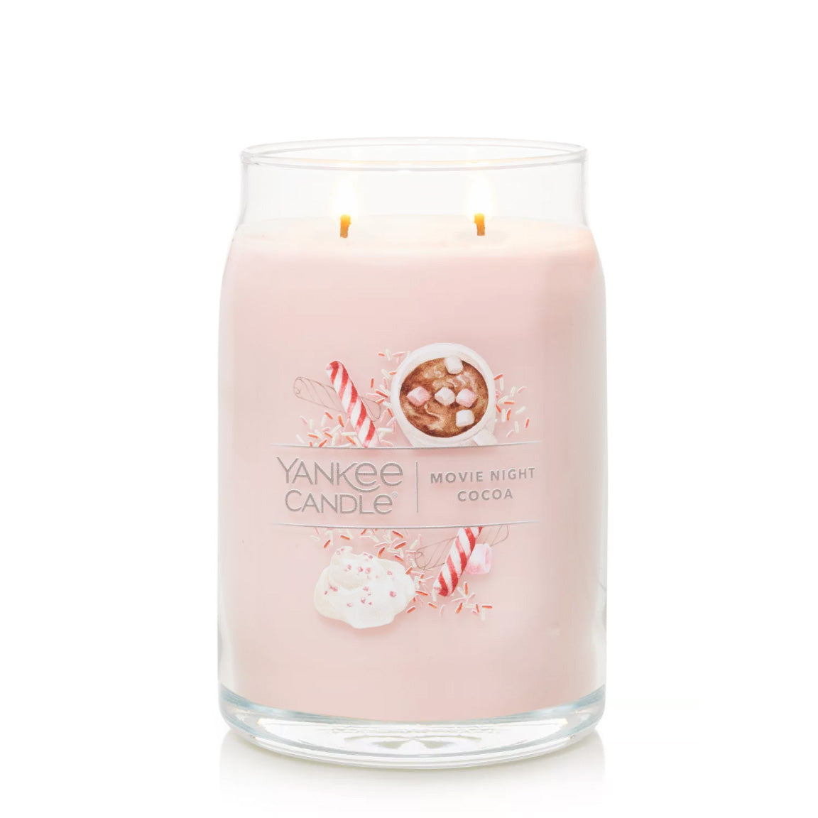 Yankee Candle Signature Large Jar Candle, 2-wicks (20oz) - Movie Night Cocoa